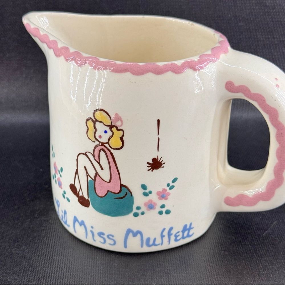 Vintage Lil Miss Muffett Ceramic Creamer Original By Dora California - Picture 2 of 7